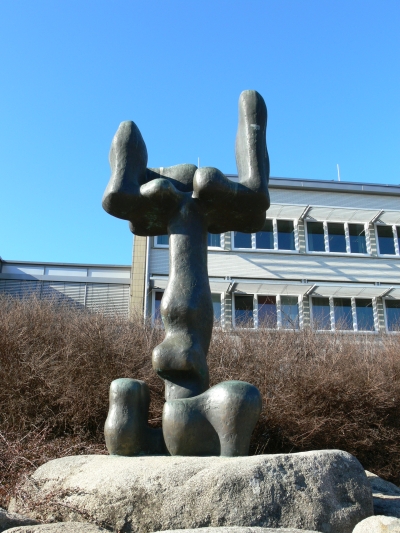 Bronzeskulptur von Gerson Fehrenbach, Kunst im öffentlichen Raum