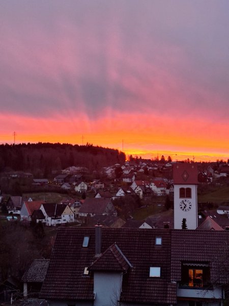 Sonnenaufgang.