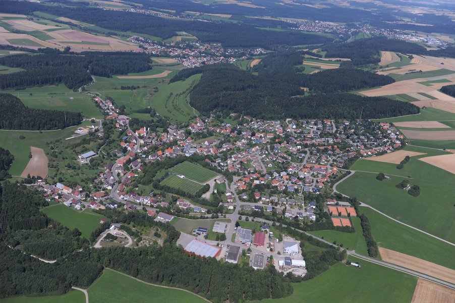 Weilersbach von oben.