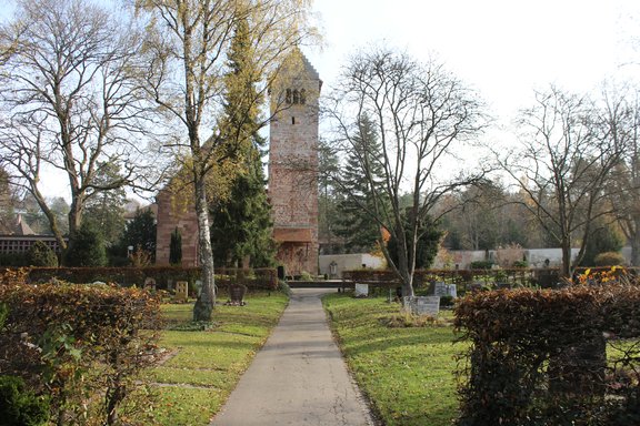 Kapelle auf dem Friedhof in Villingen.